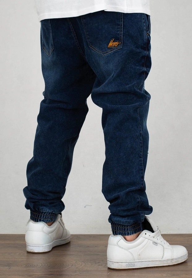 Spodnie Moro Sport Joggery Mini Slant Tag Pocket medium jeans z dziurami