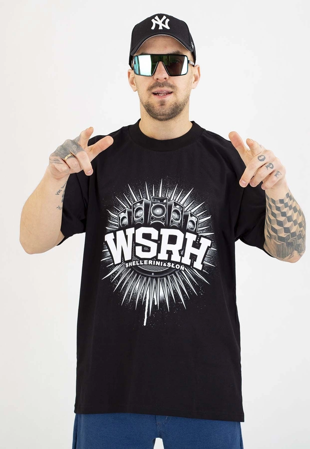 T-shirt WSRH Słońce czarny