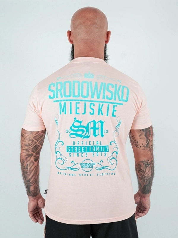 T-shirt Środowisko Miejskie Theme 2.0 łososiowa