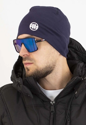 Czapka Pit Bull Zimowa Small Logo II dark navy white