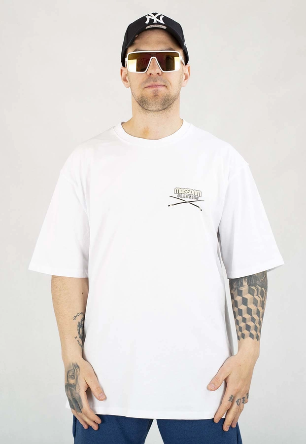 T-shirt Mass 98 Ball biały