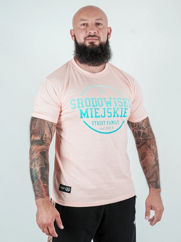 T-shirt Środowisko Miejskie Theme 2.0 łososiowa
