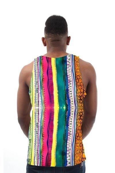 El Polako AFRICA Tank-Top Multicolor