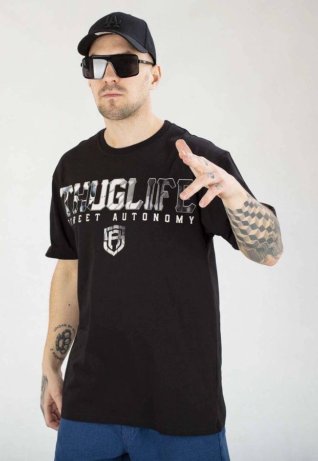 T-shirt Street Autonomy Thug czarny