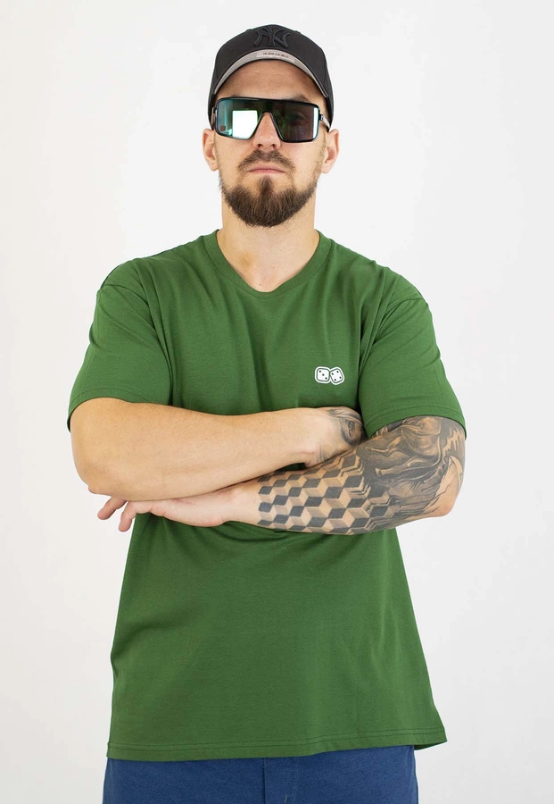 T-shirt Lucky Dice Small Dice zielony