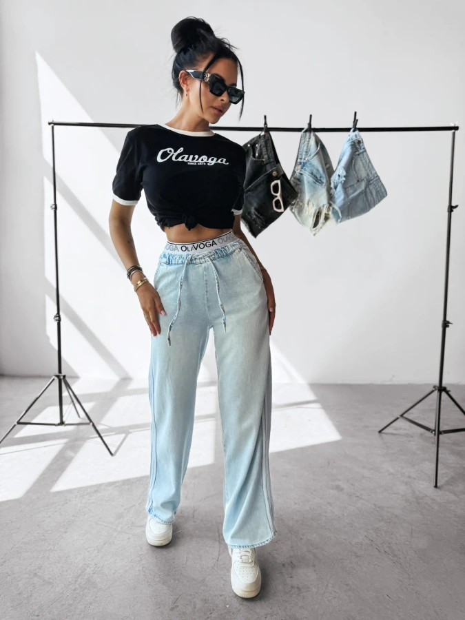 T-Shirt Olavoga Aven czarny