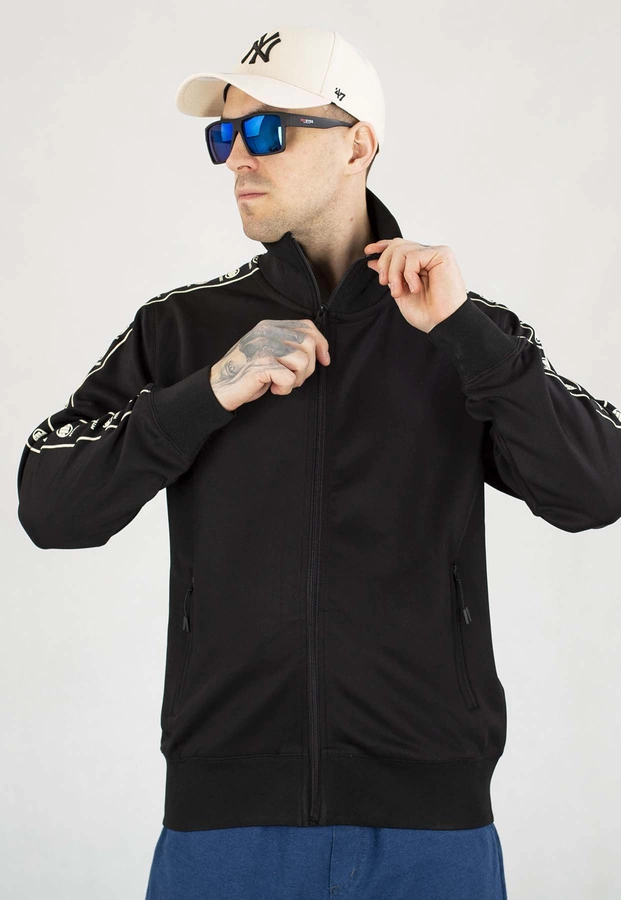 Bluza Pit Bull Bez Kaptura Zip Powers Poly-Elastyne czarna