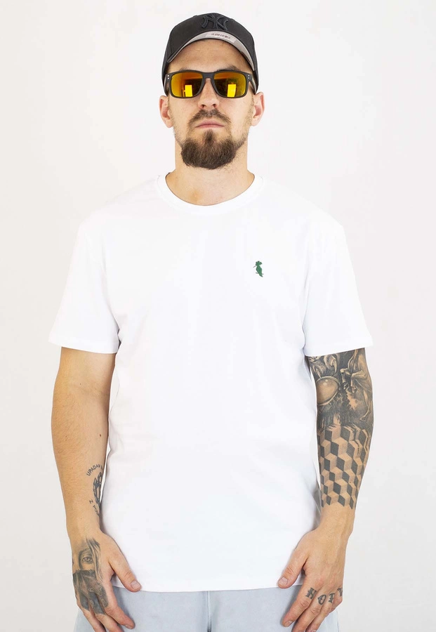 T-shirt Dudek P56 Dudek Logo biały