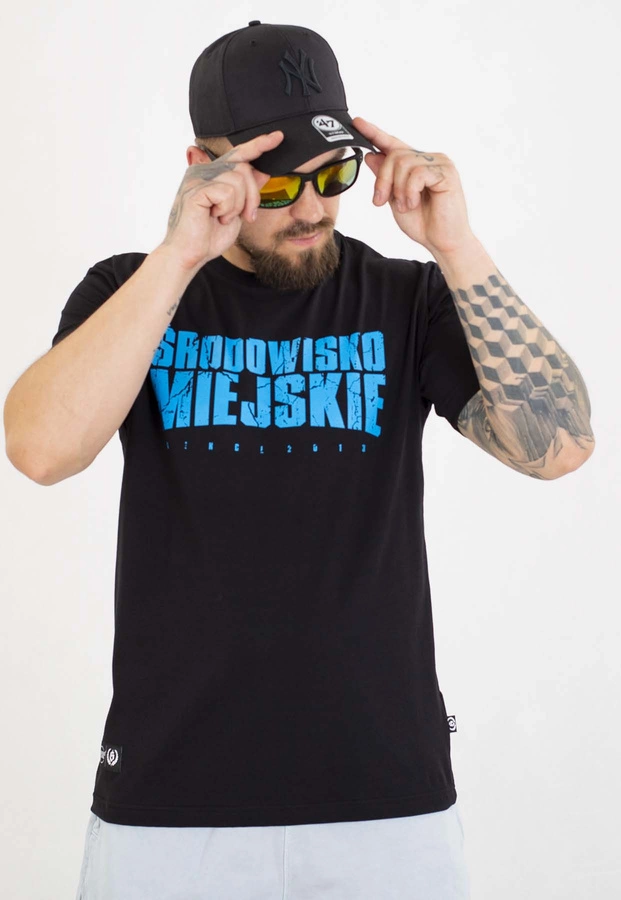 T-shirt Środowisko Miejskie Essential Grizzly Bear czarny