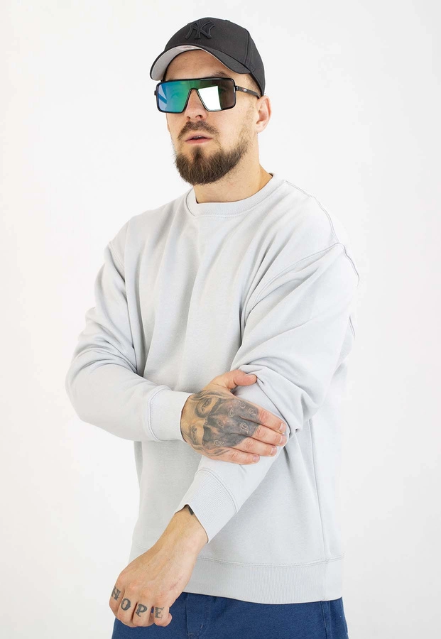 Bluza Niemaloga Crewneck srebrna