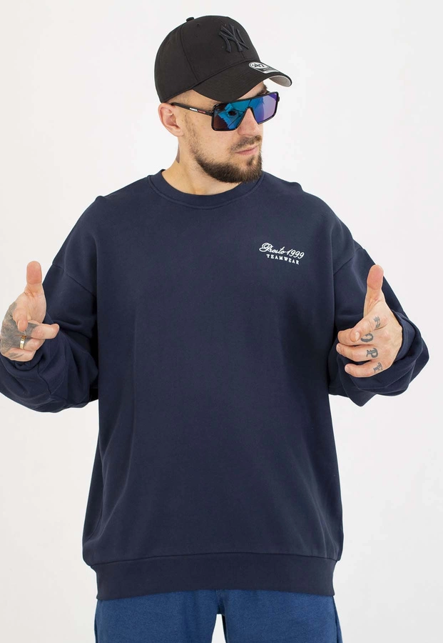 Bluza Prosto Bez Kaptura Team granatowa