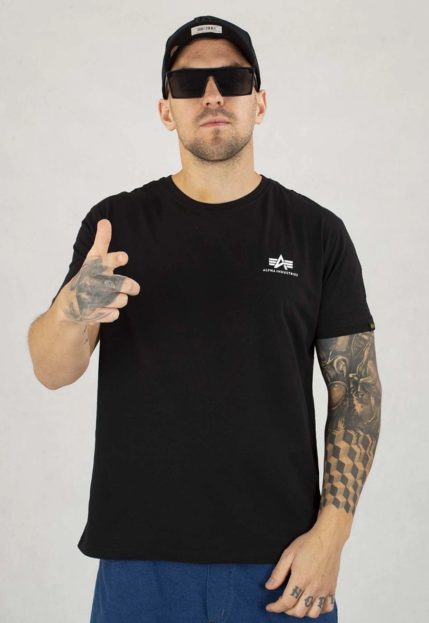 T-shirt Alpha Industries Back Print 128507 czarny