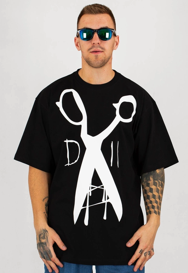 T-shirt Demonologia Nożyczki biały