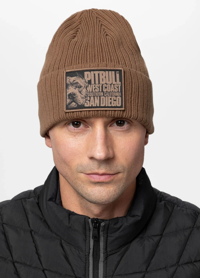 Czapka Zimowa Pit Bull Silvas Blood Dog coyote brown