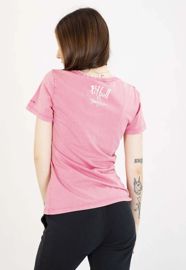 T-Shirt Pit Bull Doubletrouble 190 washed pink