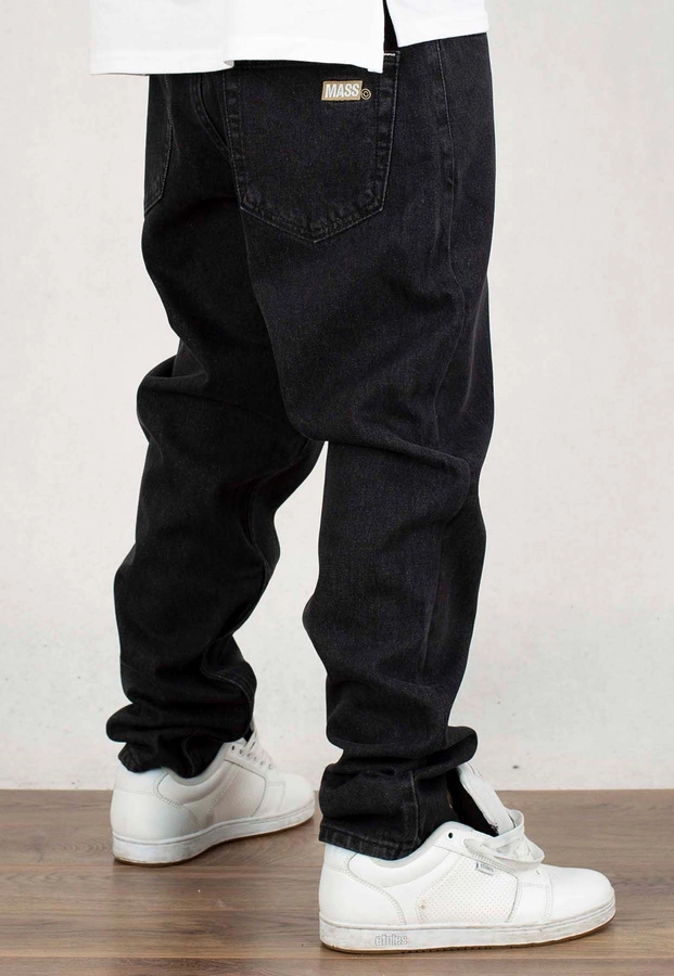 Spodnie Mass Jeans Baggy Fit Box black wash