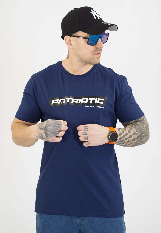 T-shirt Patriotic P-Modern granatowy