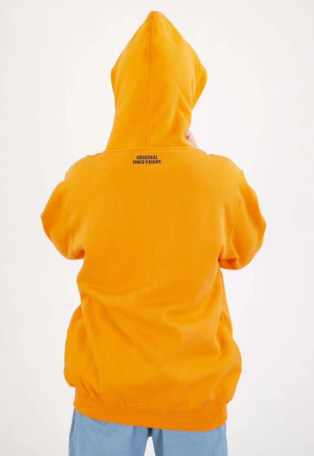 Bluza Mass Z Kapturem ZIP Mini Box pomarańczowa