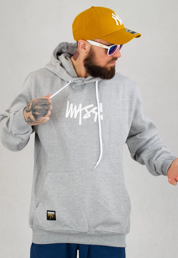 Bluza Mass Hoodie Signature Anniversary szara