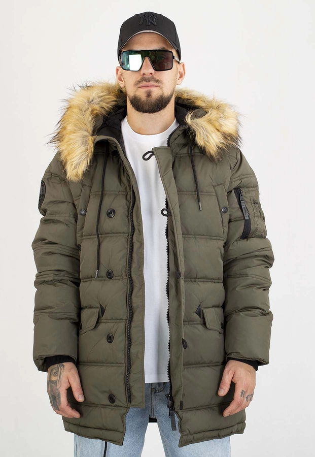 Kurtka Pit Bull Zimowa Parka Kingston II olive