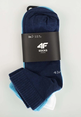 Skiety 4F M440 3Pak Multi 3 białe granatowe niebieskie