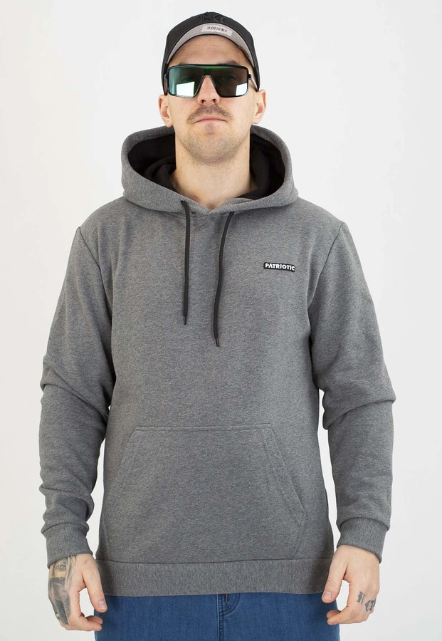 Bluza Patriotic Z Kapturem Futura Mini Slice szara