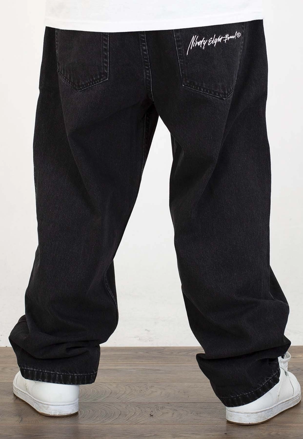 Spodnie Mass Jeans Baggy Fit Authentic black rinsed