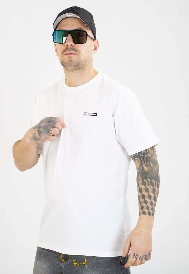 T-shirt Patriotic Futura Mini Slice biały