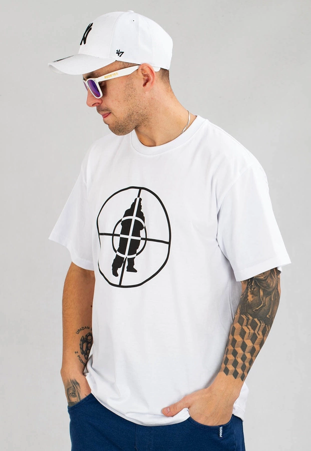 T-shirt RPS Rysiu Peja Solufka Public Enemy biały