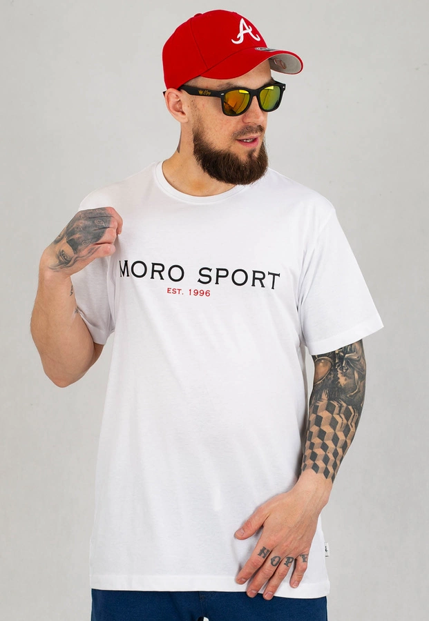 T-shirt Moro Sport Moro University biały