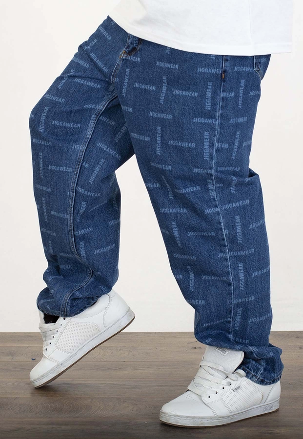 Spodnie Jigga Wear Baggy Jeans Mini Laser Blue