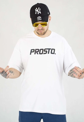 T-shirt Prosto Baggy Cameleo biały