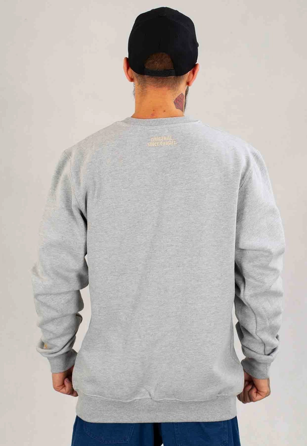 Bluza Mass Bez Kaptura Patch szara