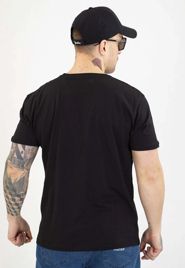 T-shirt Alpha Industries Basic 100501FP czarno złoty