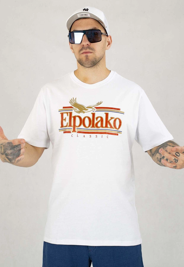 T-shirt El Polako Eagle biały