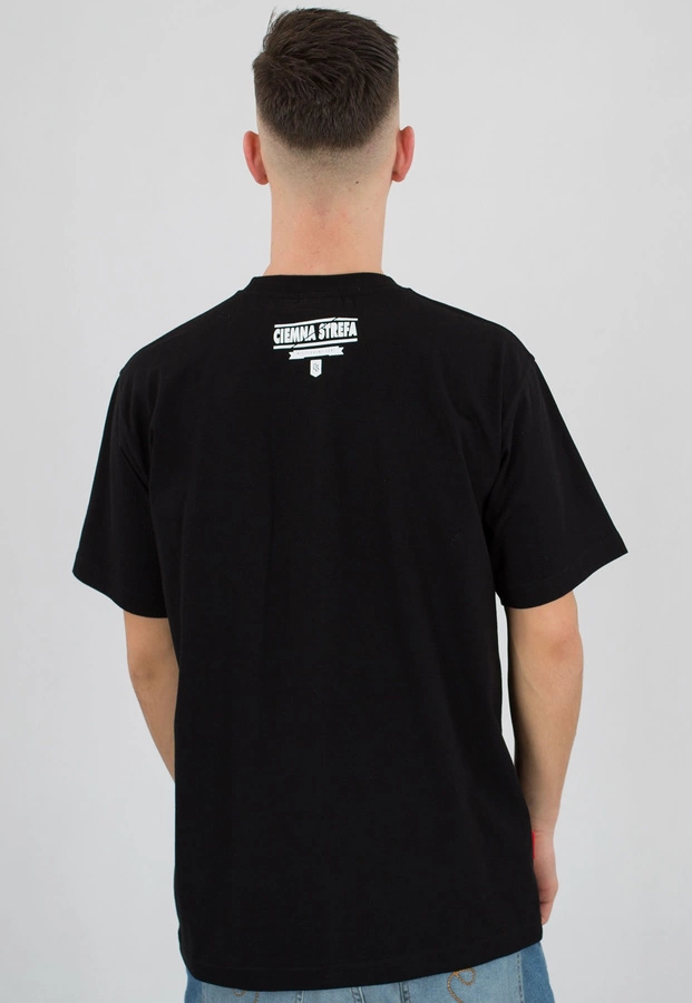 T-shirt Ciemna Strefa Nie Ma Dymu Bez Ognia czarny
