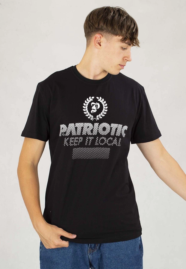 T-shirt Patriotic P-Laur Haftone czarny