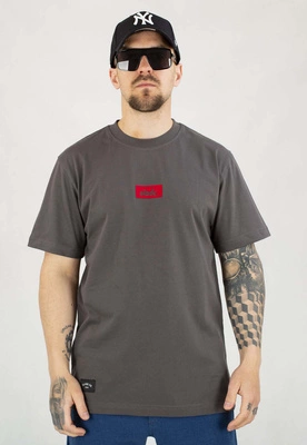 T-shirt Elade Box Logo 3D grafitowy