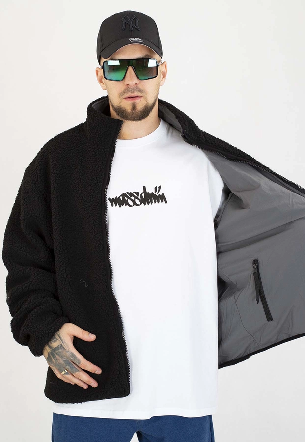 Kurtka Prosto Dwustronna Reverse Sherpa czarna