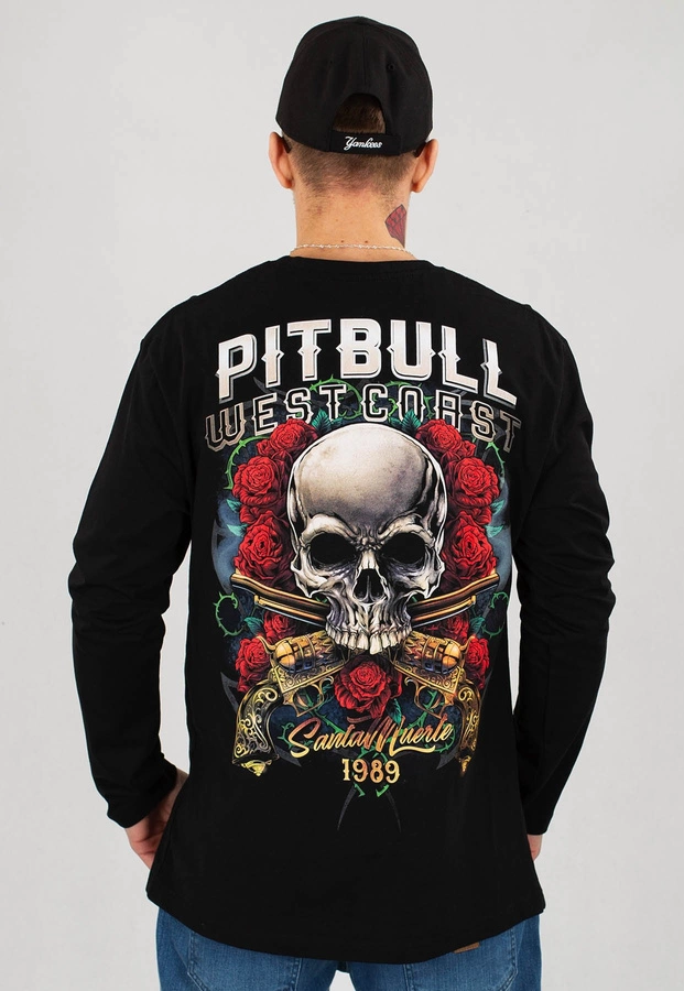 Longsleeve Pit Bull Santa Muerte czarny