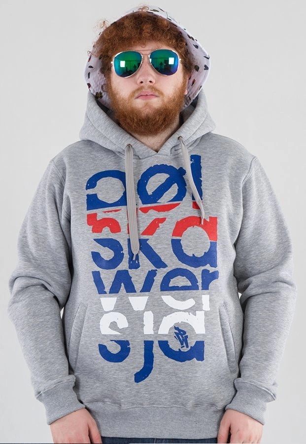 Bluza Polska Wersja PW Cut szara
