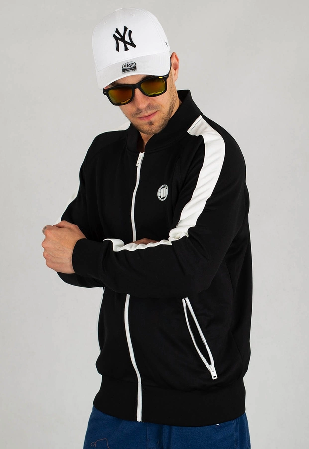 Bluza Pit Bull Oldschool ZIP Raglan czarna