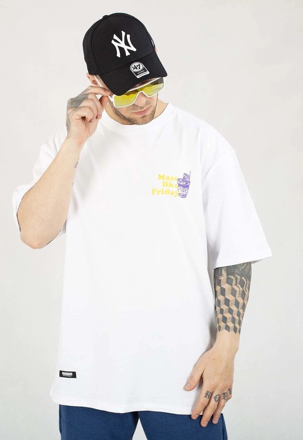 T-shirt Mass Friday biały