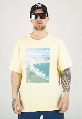 T-shirt 4F M2132 jasno żółty