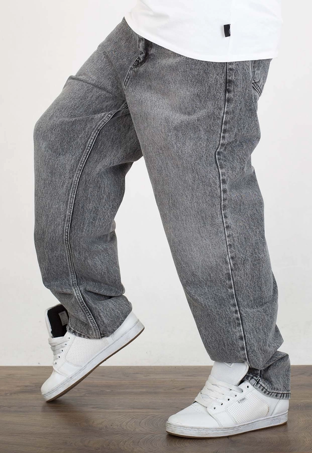 Spodnie I8 Denim BAG101 Baggy grey