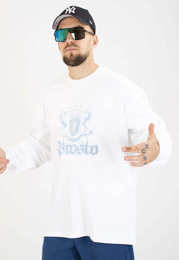 Longsleeve Prosto Crest biały