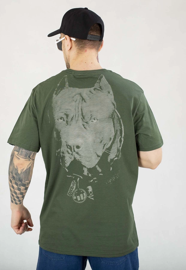 T-shirt Pit Bull Born 170 In 1989 grassy green 