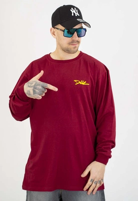 Longsleeve Diil Small Tag bordowy