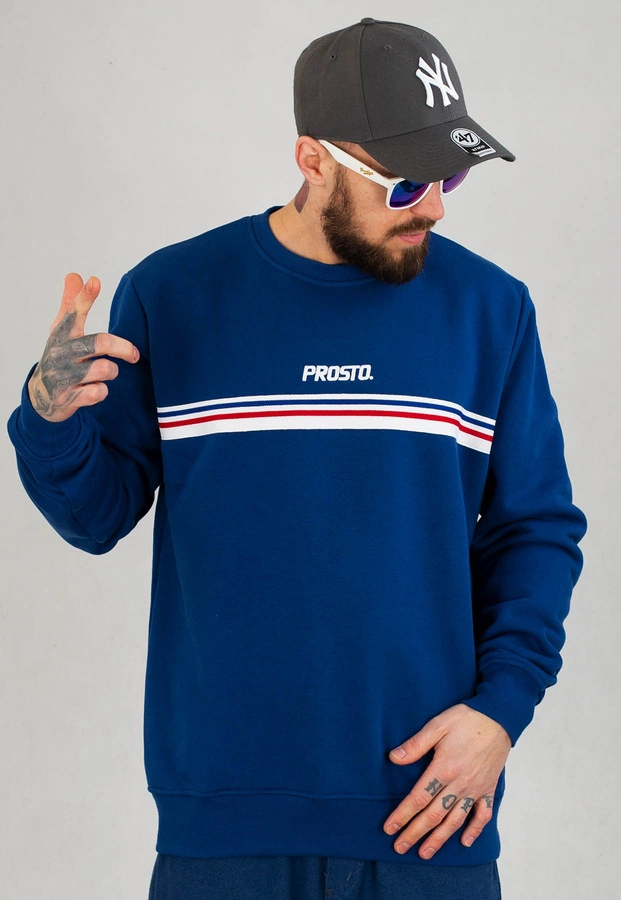 Bluza Prosto Crewneck Pate niebieska