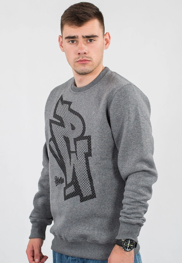 Bluza Polska Wersja PW Dots ciemno szara